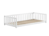 Vipack Dallas combo Montessori vloerbed 90x200 wit
