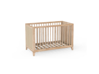 Théo-Bébé Nami Bois ombouwbaar ledikant 60x120 - naturel / rotan