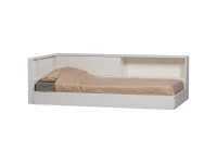 Woood Carter hoekbed links/rechts 90x200 - grenen / wit