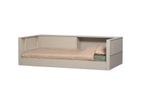 Woood Carter bedbank 90x200 - grenen / dust