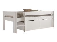 Vipack Primo lage halfhoogslaper met 2 opberglades - wit