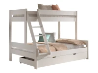 Vipack Primo familie stapelbed met bedlade 90/140x200 - wit