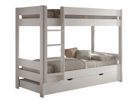 Vipack Primo stapelbed met bedlade 90x200 - wit