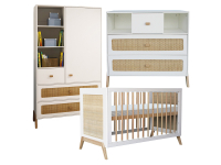 Théo-Bébé Marelia Neige 3-delige babykamer - wit