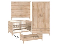 Théo-Bébé Naia Bois 3-delige meegroeikamer - naturel