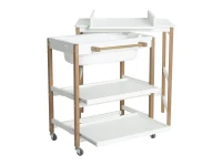 Quax Smart luiertafel met bad - wit / naturel