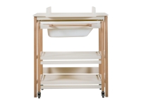 Quax Smart luiertafel met bad - clay / naturel