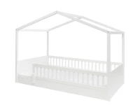Pinio Luno Montessori huisbed 120x200 - wit