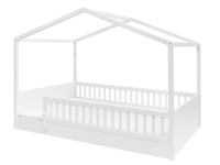 Pinio Luno Montessori huisbed 140x200 - wit