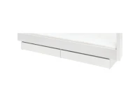 Pinio Luno opberglades voor 120x200 bed - wit