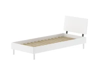 Vipack Forrest Beech eenpersoonsbed 90x200 - wit beuken