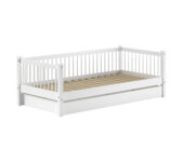 Vipack Forrest Beech kajuitbed met bedlade - wit beuken