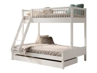 Vipack Forrest Beech familiestapelbed met bedlade - wit beuken