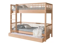 Vipack Forrest Beech stapelbed met bedlade - massief beuken