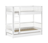 Vipack Forrest Beech stapelbed met bedlade - wit beuken