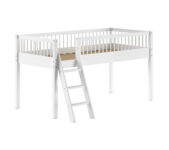 Vipack Forrest Beech halfhoogslaper 90x200 - wit beuken