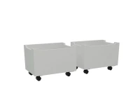 Vipack Forrest Beech set van 2 laden - wit beuken