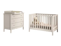 Jaxx Swingo 2-delige babykamer - commode met bladvergroter - clay
