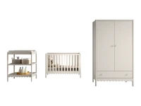 Jaxx Swingo 3-delige babykamer - verzorgingstafel - clay