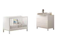 Jaxx Eva 2-delige babykamer - wit